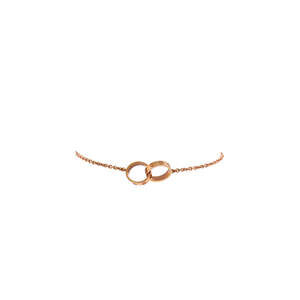 Cartier Love Interlocking Bracelet 18K Rose Gold